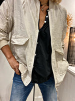 Charger l&#39;image dans la galerie, Blouson Bombers ZINCO Ecru - Banditas
