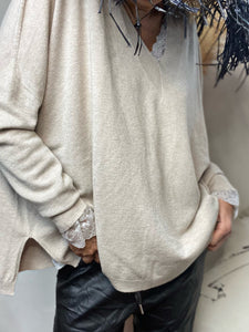 Pull tout doux SACHA Beige