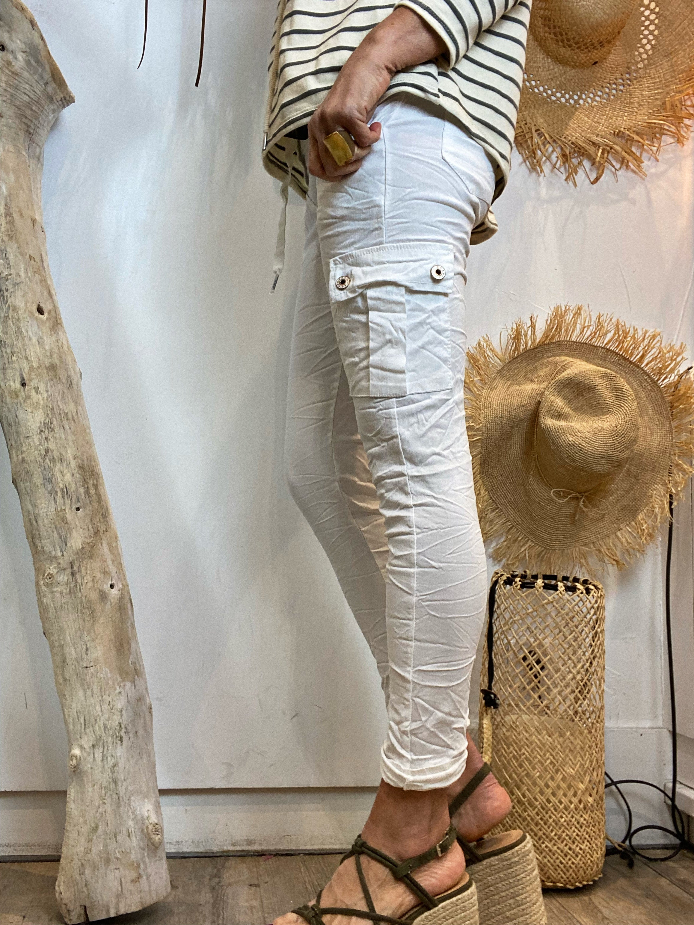 Pantalon GABY Blanc