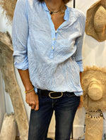 Charger l'image dans la galerie, Chemise FOGGIA Bleu ciel  Banditas
