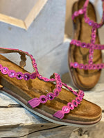Charger l&#39;image dans la galerie, Sandales DODIE Fuchsia
