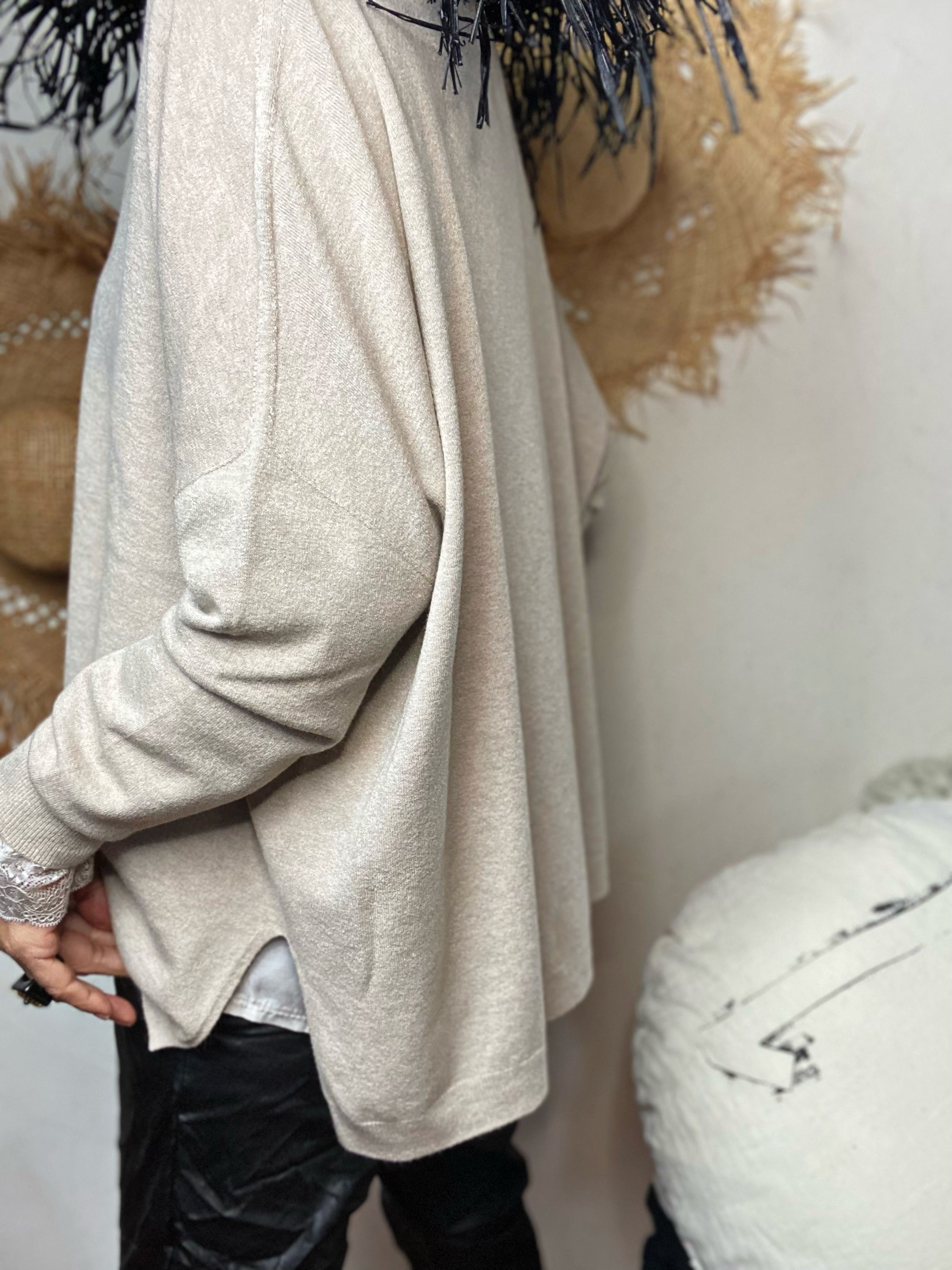 Pull tout doux SACHA Beige