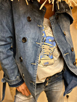 Charger l&#39;image dans la galerie, Veste Jeans DIANE Bleu

