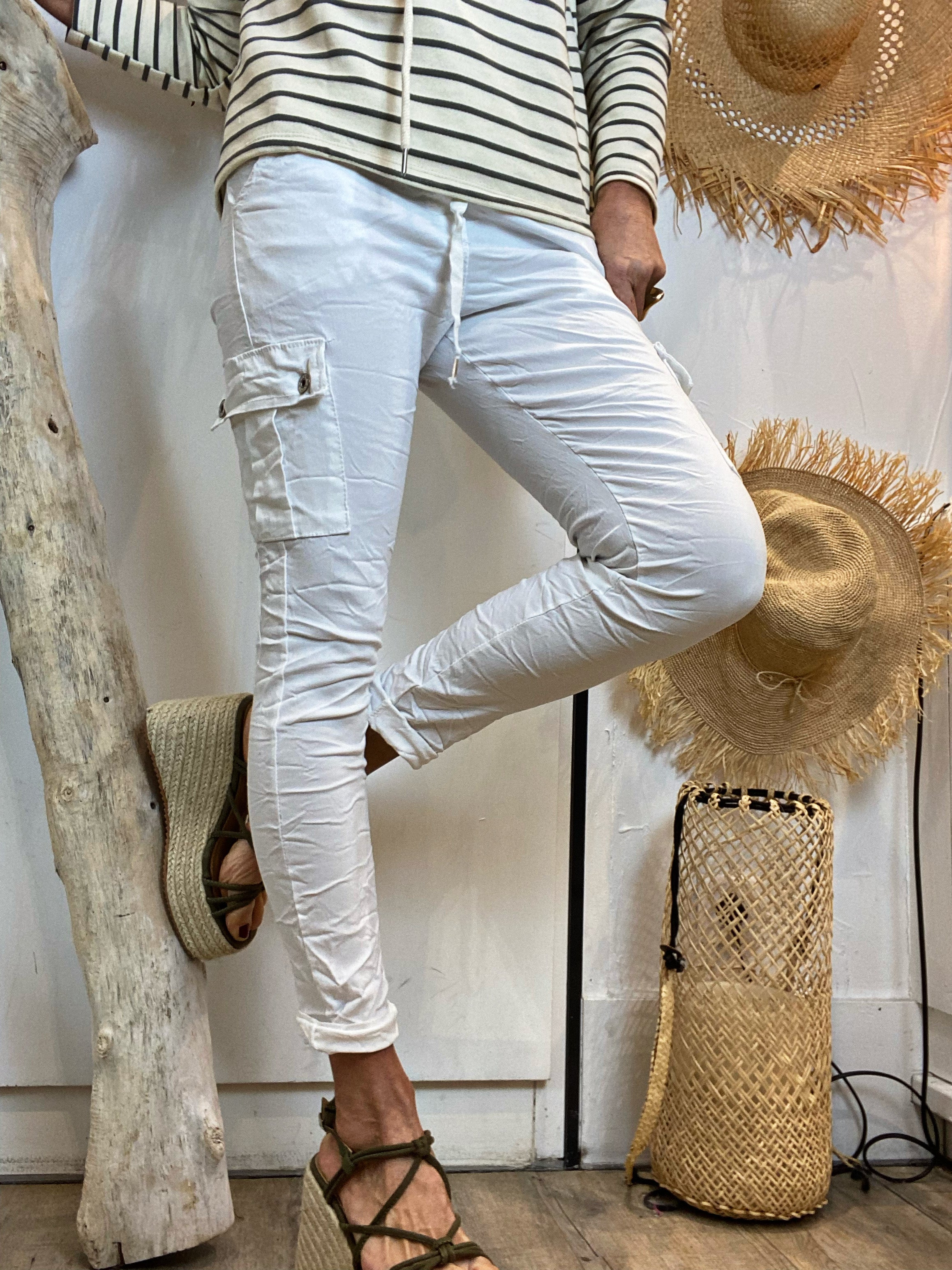 Pantalon GABY Blanc
