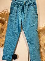 Charger l&#39;image dans la galerie, Pantalon PEDRO  - Beige, Bleu
