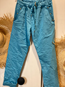 Pantalon PEDRO  - Beige, Bleu
