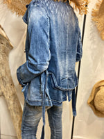 Charger l&#39;image dans la galerie, Veste Jeans DIANE Bleu
