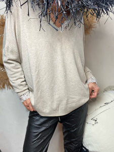 Pull tout doux SACHA Beige